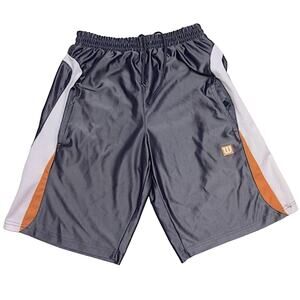 Wilson Boys Basketball Shorts Large 14 16 Gray